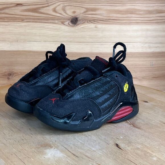 Jordan 14 Retro Last Shot Toddler Athletic Sneaker Shoes Size 7C - Picture 7 of 10